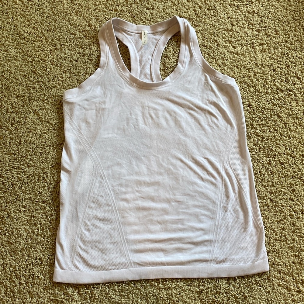 Athleta white tank top. Size Large.